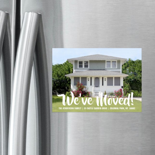 Carte de Faire-part de changement d'adresse sur ph (Créateur téléchargé)