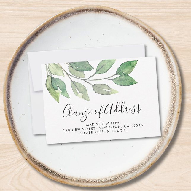 Carte de Faire-part de déplacement du changement d (Créateur téléchargé)