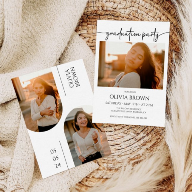 Carte de Faire-part de diplôme, Partie de diplôme (Créateur téléchargé)