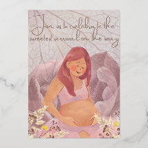 Carte de Faire-part de grossesse mignonne | Modifi