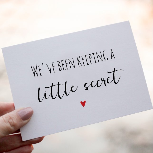 Carte de Faire-part de grossesse simple pour grand (Créateur téléchargé)