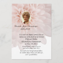 Carte de Faire-part de la photo rose florale