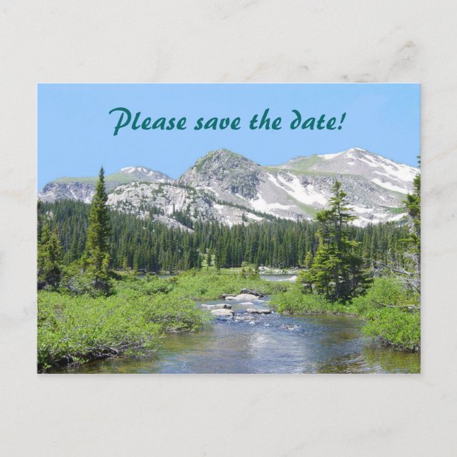 Carte de faire-part de mariage Colorado Splendor S (Devant)