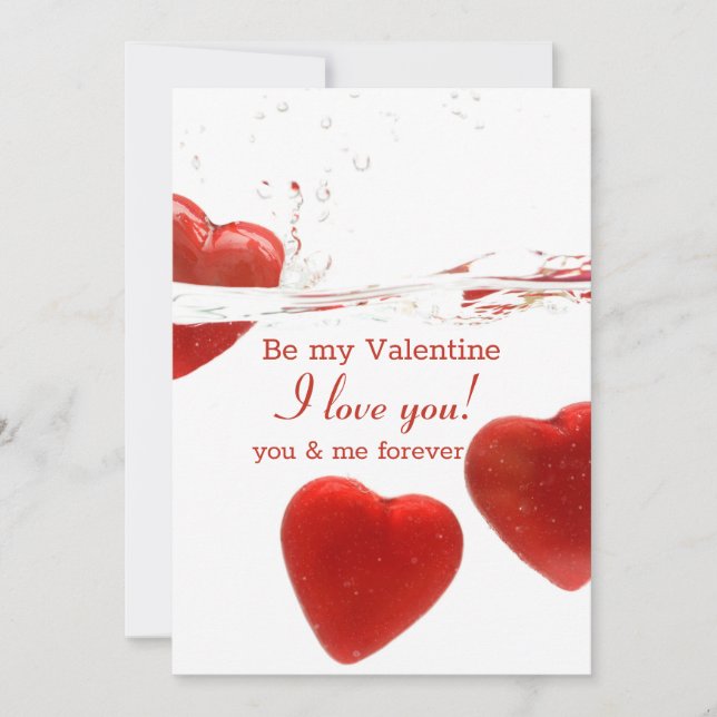 Carte de Faire-part de mariage de la Journée des V (Devant)