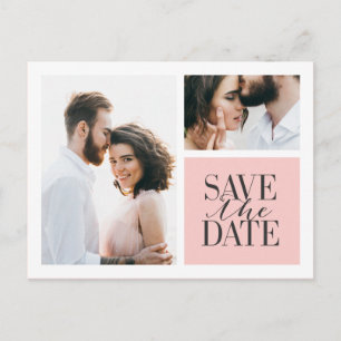 Carte de faire-part de mariage multi-photo