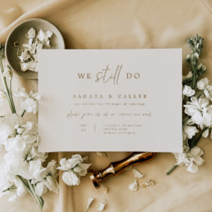 Carte de Faire-part de mariage Vow Renewal Ceremon