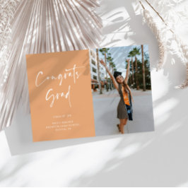 Carte de Faire-part manuscrite de graduation de sc