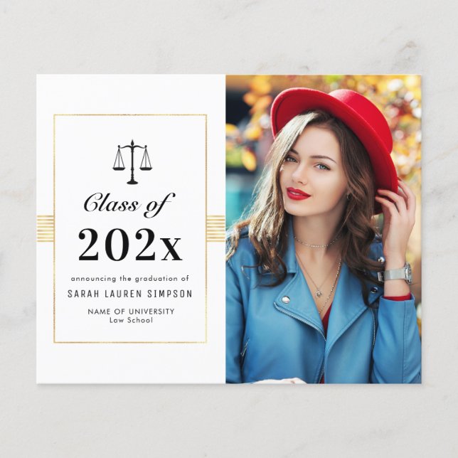 carte de faire-part moderne (Devant)