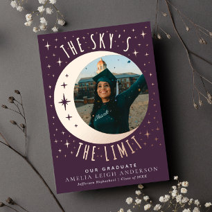 Carte de Faire-part photo pour la graduation en Ta