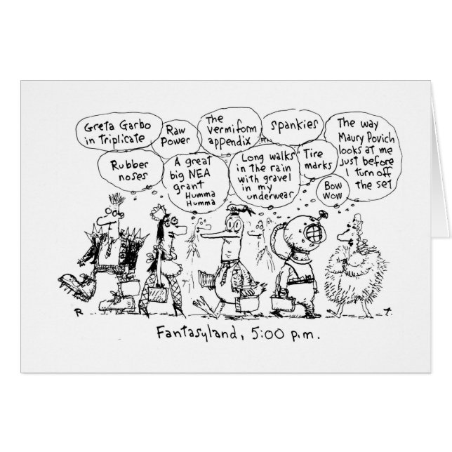 Carte de Fantasyland (Devant horizontal)