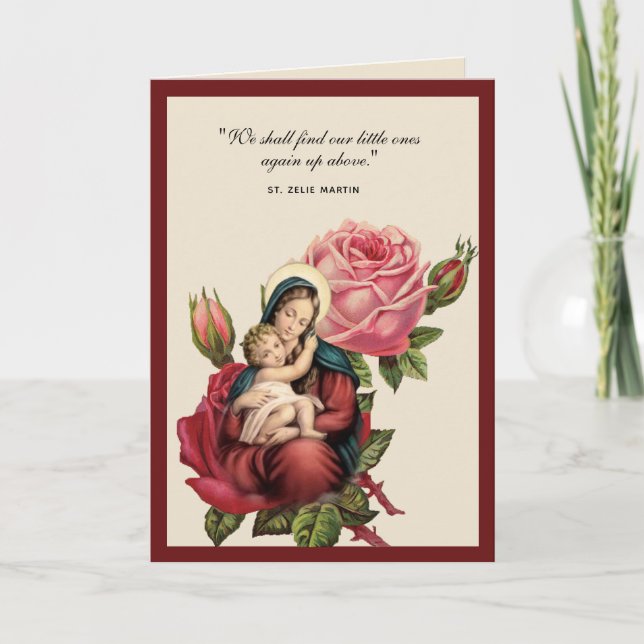 Carte de fausse-couche religieuse de perte de gros (Devant)