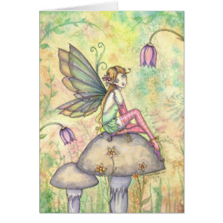 Carte de fée de fleur mignonne par Molly Harrison