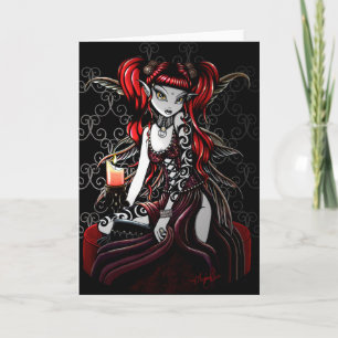 Carte de fée du feu d'obscurité de Terra