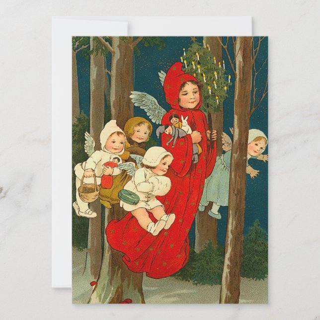 Carte de Féeries de Noël victorienne (Devant)