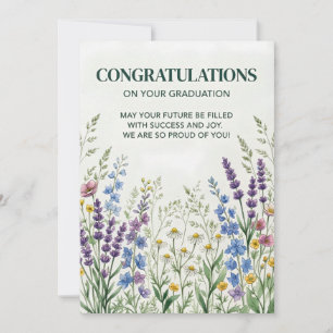 Carte de Félicitations de Remise de Diplôme Féli