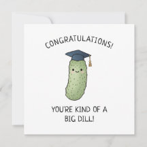 Carte de félicitations drôle de graduation avec Pi