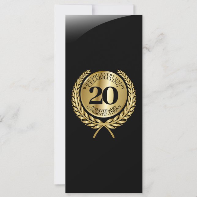 Carte de félicitations individuelle pour l'anniver (Devant)