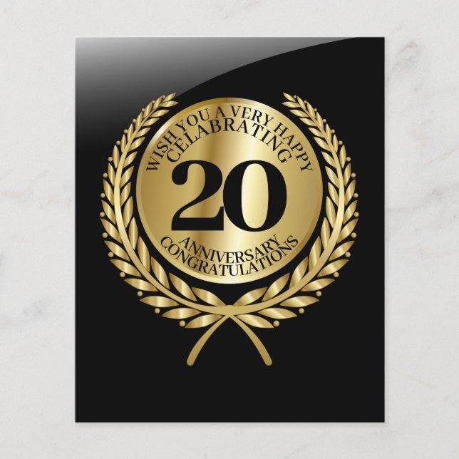 Carte de félicitations individuelle pour l'anniver (Devant)