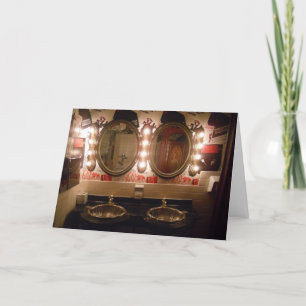 Carte de félicitations "Lowell Inn Mirrors"