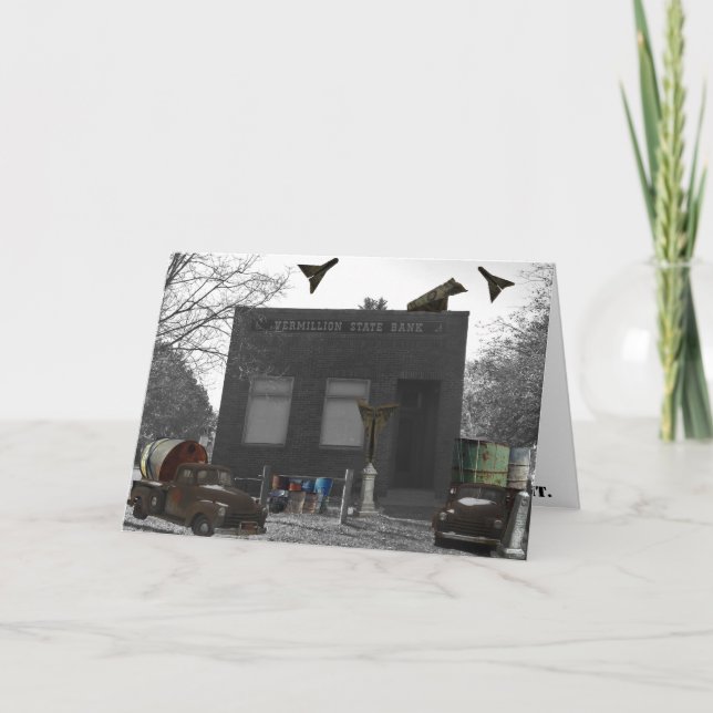 Carte de félicitations "Material World" (Devant)