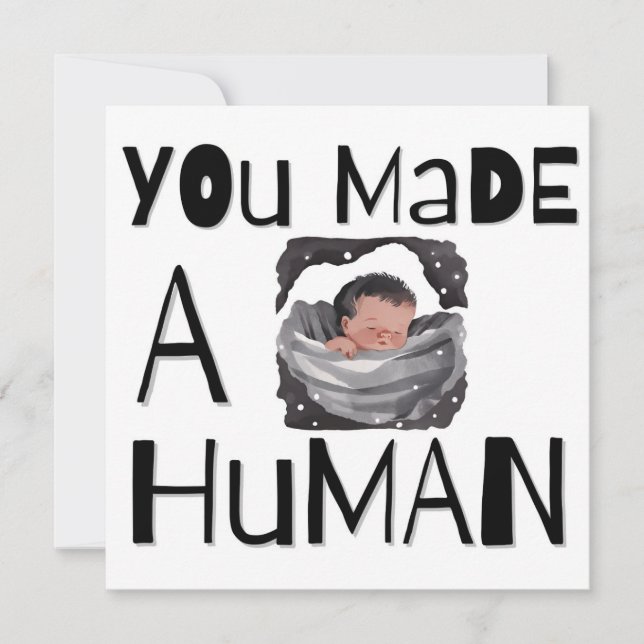 Carte de félicitations pour bébé (Devant)