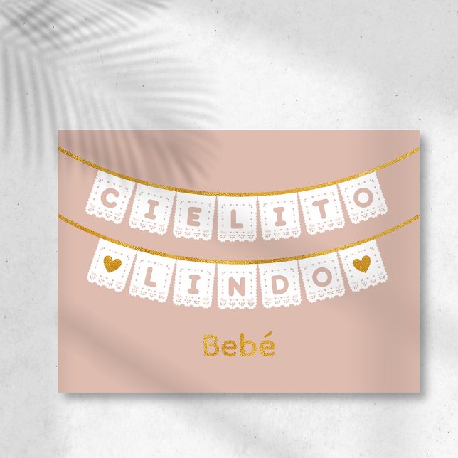 Carte de félicitations pour bébé Cielito Lindo (Créateur téléchargé)