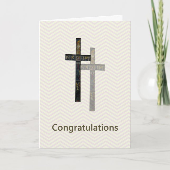 Carte de félicitations pour être Monsignor (Devant)