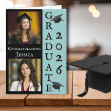 Carte de Félicitations pour la Remise des Diplômes