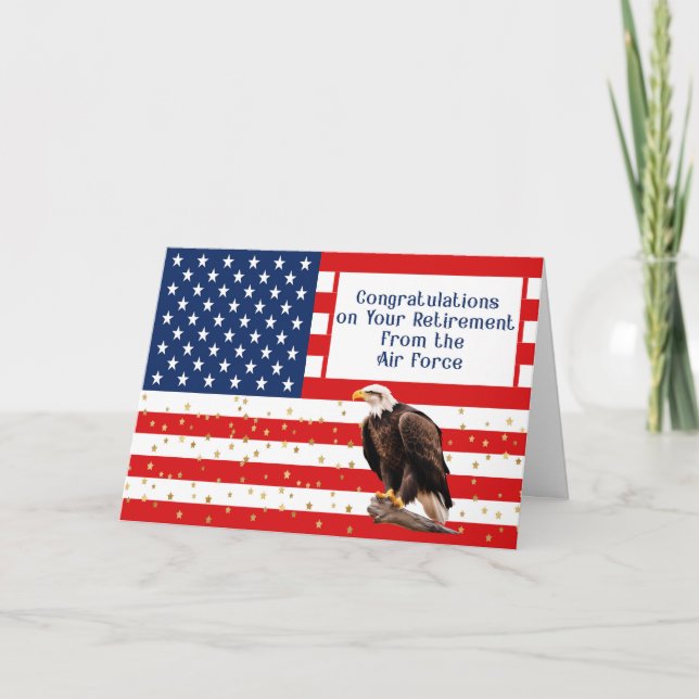 Carte de félicitations pour la retraite de la Forc (Devant)