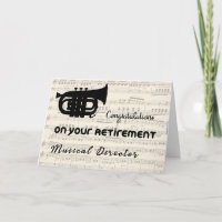 Carte de félicitations pour la retraite pour le di