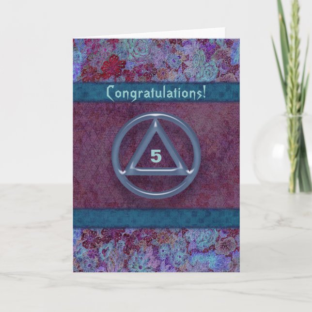 Carte de félicitations pour l'anniversaire de la r (Devant)