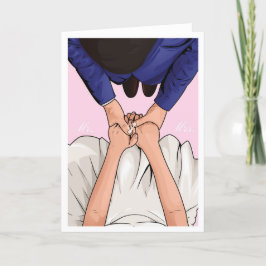 Carte de félicitations pour les Mariages mariés et