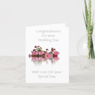 Carte de félicitations pour mariage élégant person