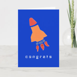 Carte de félicitations Rocket