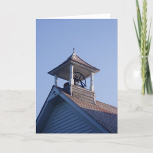 Carte de félicitations "Schoolhouse Belltower"
