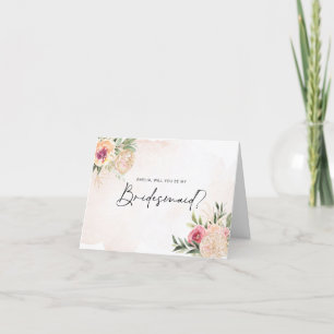 Carte de femme de chambre de la Peony and Gold Foi