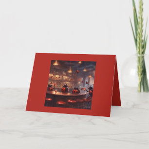 Carte de fête d'anniversaire pour dames Lady Bug