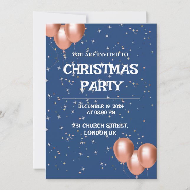 CARTE DE FÊTE DE NOËL (Devant)