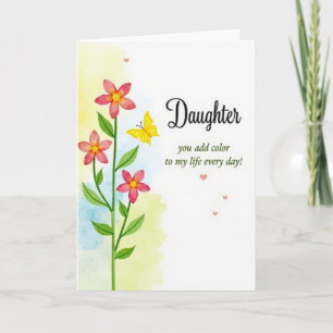 Carte de Fête des Filles Florales