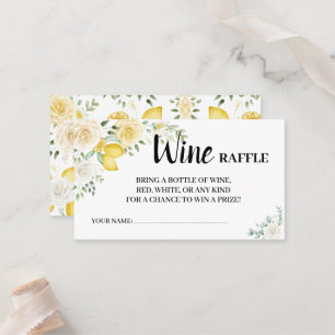 Carte de Fête des mariées Billet de vin blanc Rose
