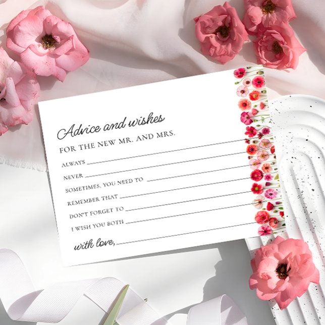 Carte de Fête des mariées Love in Bloom Conseils e (Créateur téléchargé)