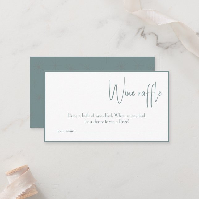 Carte de Fête des mariées Mariage au carrelage à v (Devant/Arrière en situation)