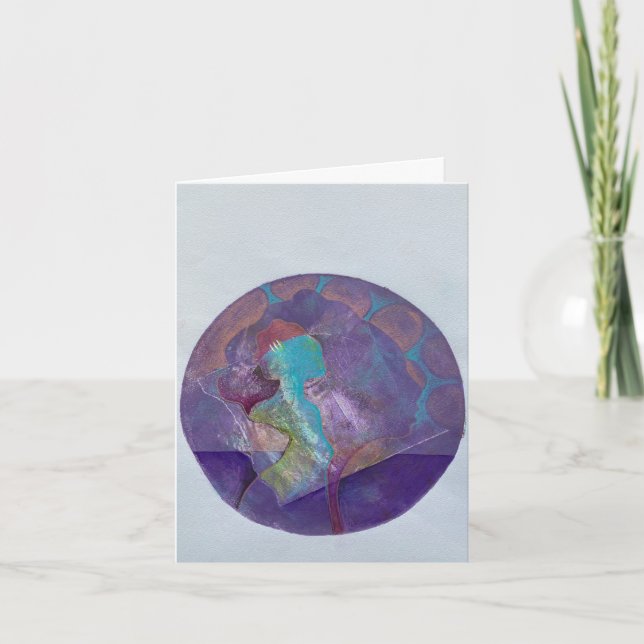 Carte de fête des mères artistiques (Devant)