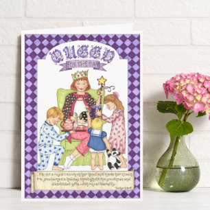 Carte de fête des mères de la Reine pour la fête