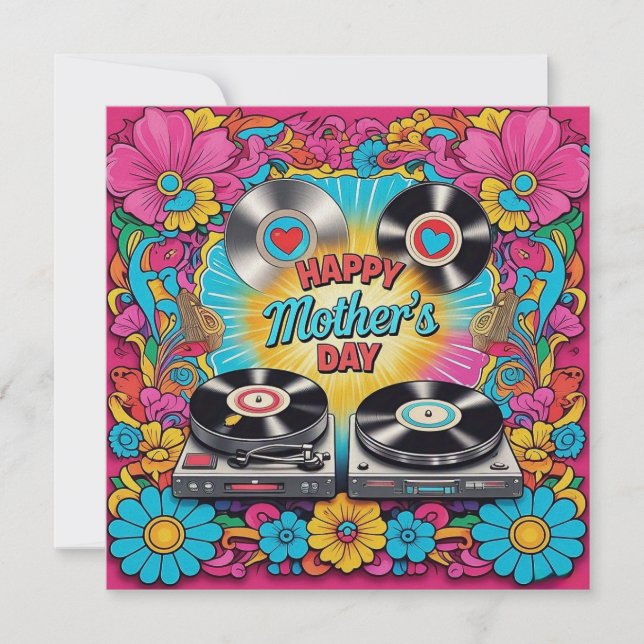 Carte de fête des mères de Pearl Simmer des années (Devant)