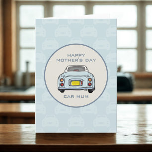 Carte de fête des mères de votre Pale Aqua Figaro