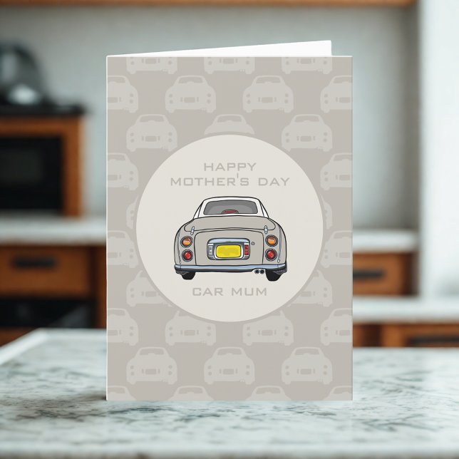Carte de fête des mères de votre Topaz Mist Figaro (Happy Mother's Day Card fro your Topaz Figaro Car)