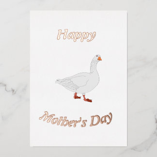 Carte de fête des mères en papier d'aluminium Mama
