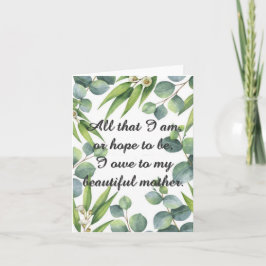 Carte de fête des mères - Ma belle mère