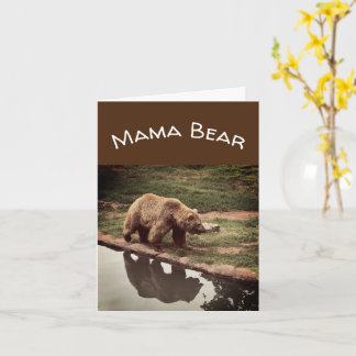 Carte de fête des mères Mama Bear